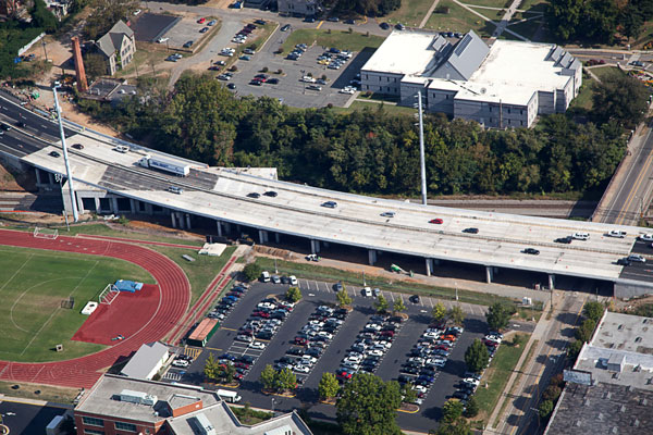 The Virginia DOT used accelerated bridge construction on its I-95 Bridges Restoration Project in Richmond.