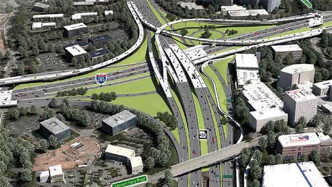 I-285/SR 400 Interchange Reconstruction - Fulton and DeKalb Counties, Georgia